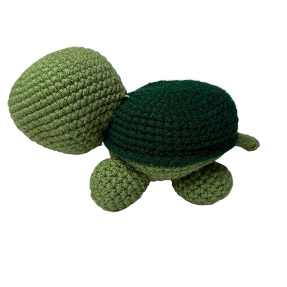 Crochet Turtle plush handmade - Picture 2 of 7